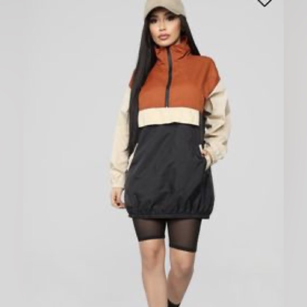Orange / combo jacket